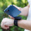 Magnetic Phone Holder With Adjustable Wrist Strap For-Black B26 7