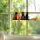 Cats and Broom Design Sunlight Reflective Hanging Decors For 7