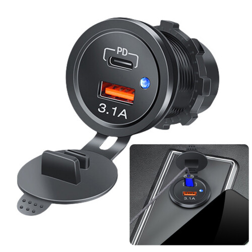 Double Port Car Charging 12V-24V Rapidly Charging Universal-3 2