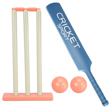 Kids Cricket Set ABS Bat Stumps 2 Balls Parent Child Interaction Garden Beach Home Use Ages 3+