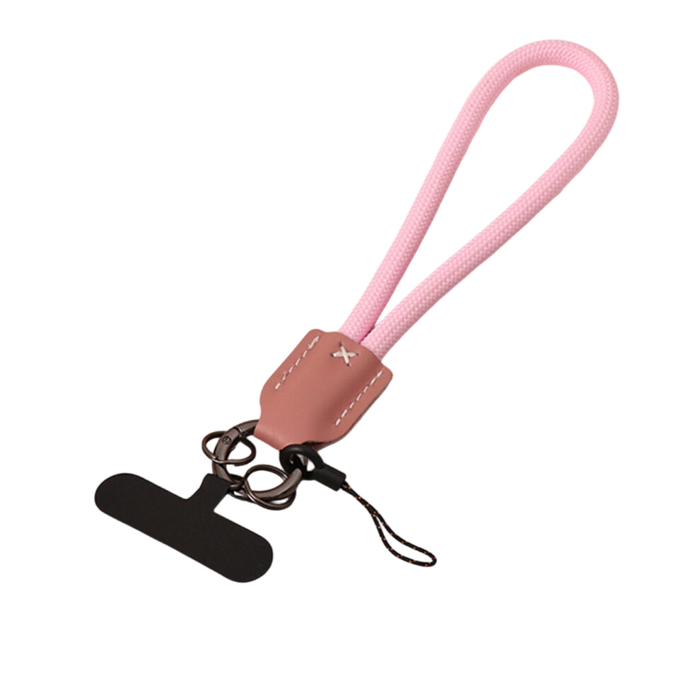 Cellphone Cord Adjustable Wristband Nylon Material Secure- Pink 7751000407681