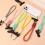 Cellphone Cord Adjustable Wristband Nylon Material Secure-Pink 3