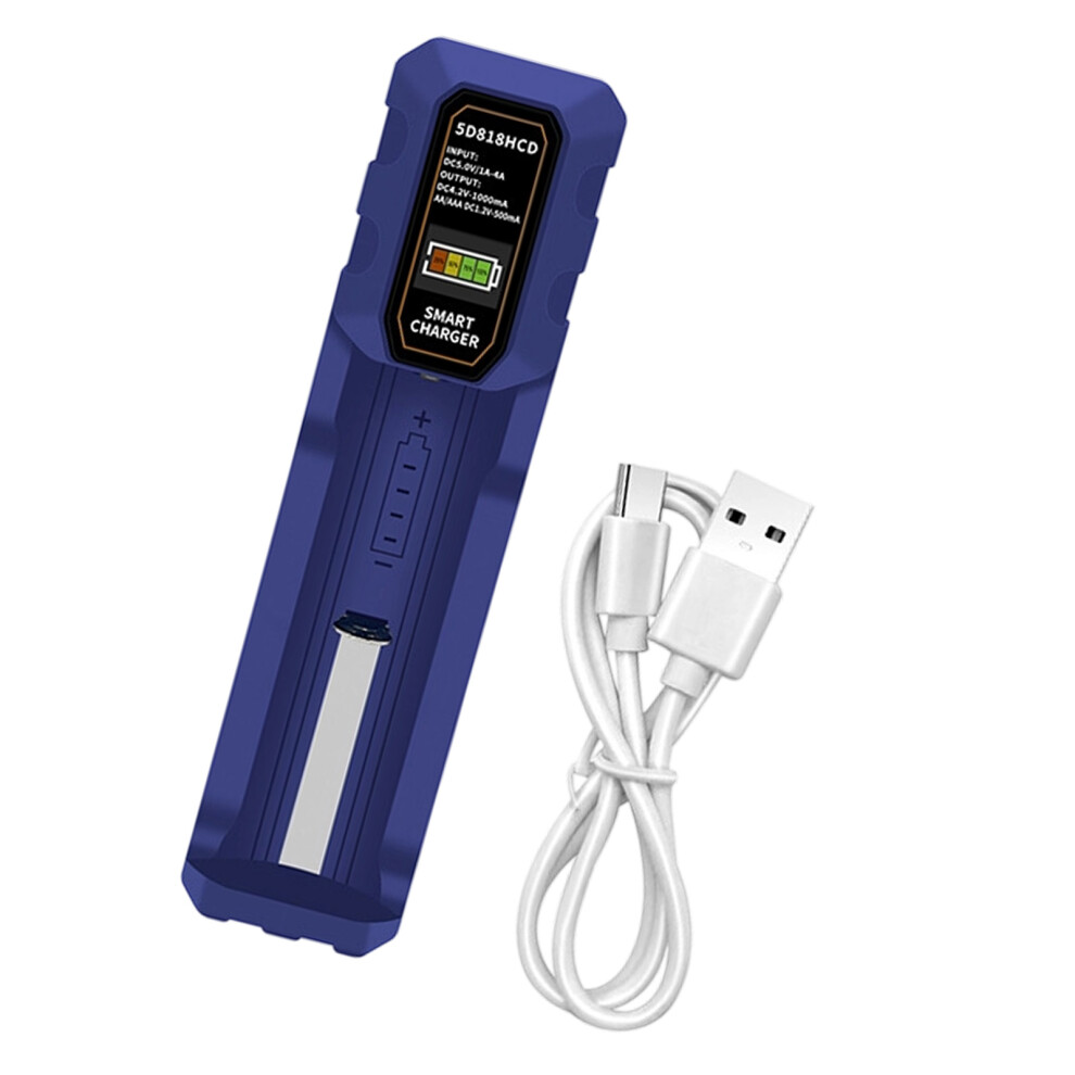Advanced Single Bay Charging With Voltages Display For- Blue 7696000389998