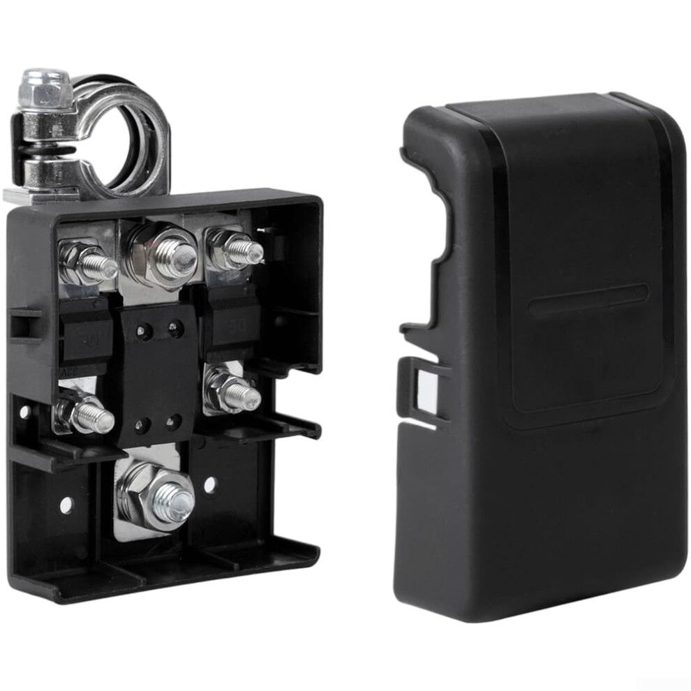 Automotive Quick Release Fuse Battery Terminal Clip Connector 32V 400A Compatible With Electrical Systems Black 9339159432884