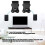 Heavy Duty Adjustable Speaker Wall Bracket Secure Metal Frame 2