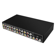 Compactly Metal 3RCA Video audios Selector 8Port-8in and 1out