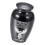 Modern Cremation Urn Rusts Resistant Aluminum Ashes Box-Black 1