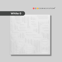 White 0: Decor Wall/Ceiling Panels 2m2 (21.52sqft)