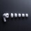 Silicone Ear Tips Secure Hold for Pro3 Earbuds Earplugs-Mixed 4