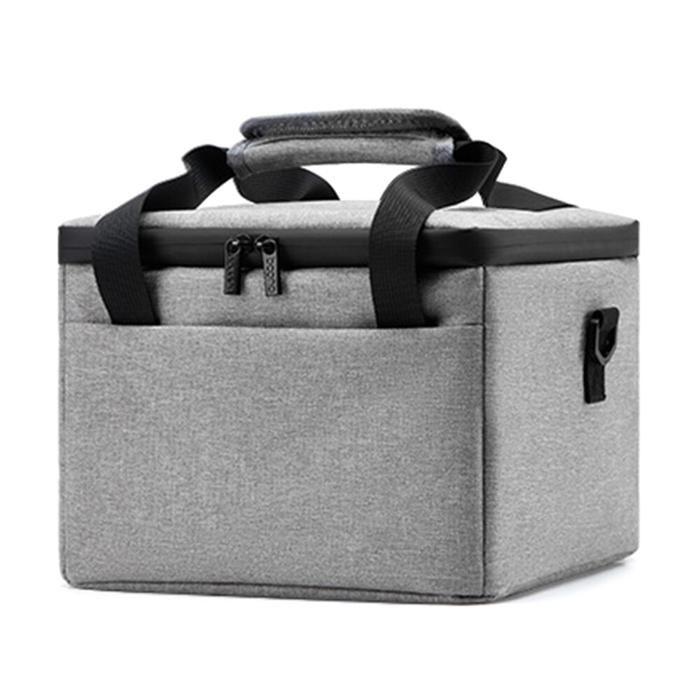 Spacious Projector Carrying Case Dustproof Holds Remote- Grey 7754000490301