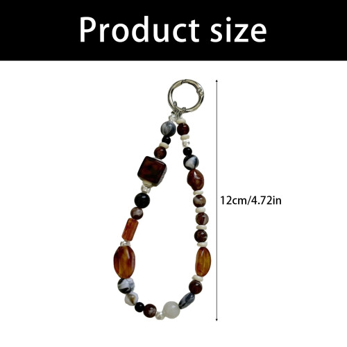Dense Traditional Sequined Phone Belt With-Oval hanging chain 2