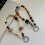 Dense Traditional Sequined Phone Belt With-Oval hanging chain 2