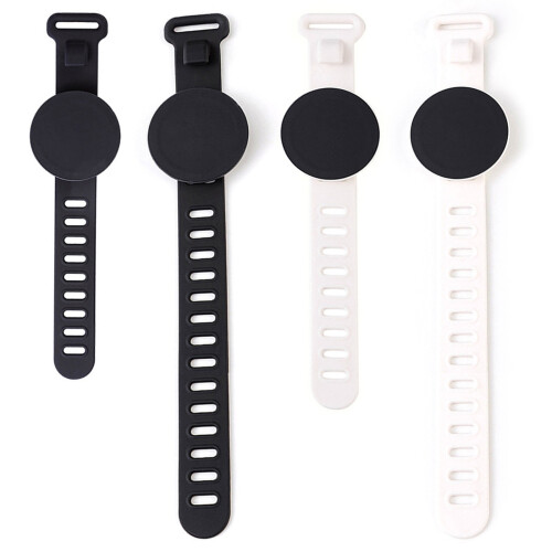 Magnetic Phone Strap Holder With Silicone Protections-White W17 1
