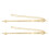 2Pcs Golden Metal Pointer Tool for Accurate Bible Study 1