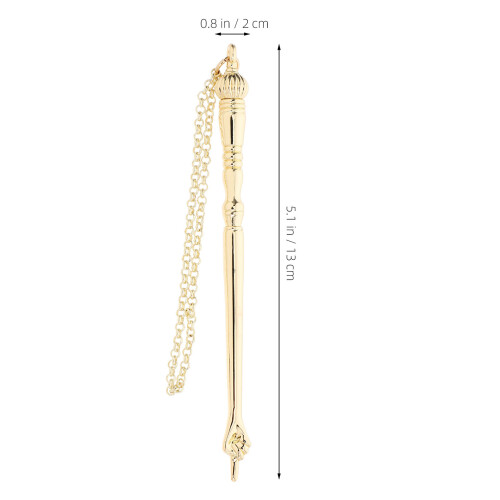 2Pcs Golden Metal Pointer Tool for Accurate Bible Study 1