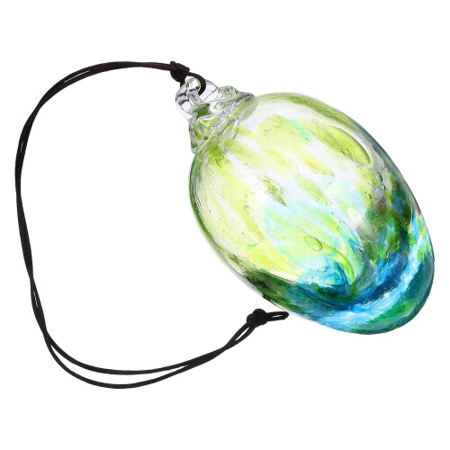 Hand Painted Crystal Easter Egg Ornaments Hollow Pastel Pendants