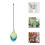Hand Painted Crystal Easter Egg Ornaments Hollow Pastel Pendants 11