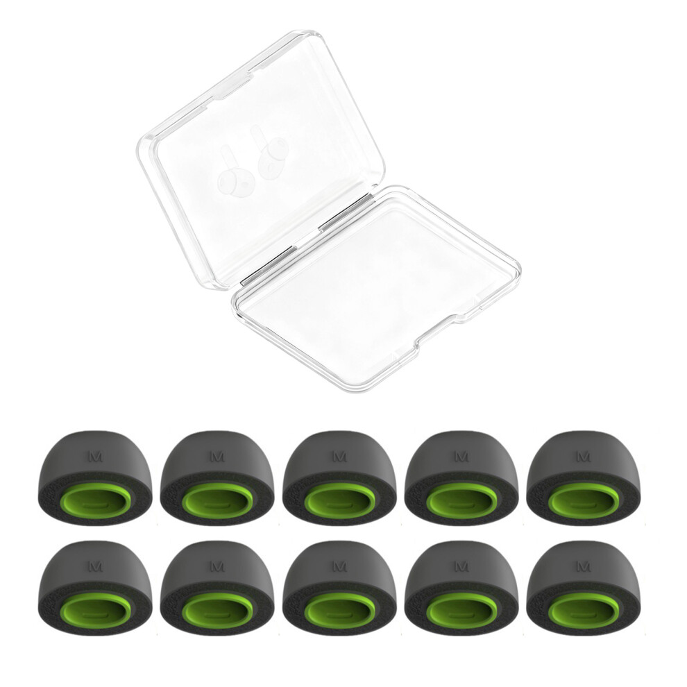 10Pcs Secures Fit Memory Foam Ear Tip Noise Reductions And-M 7754000490271