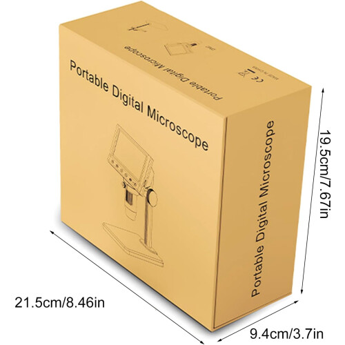 LCD Digital Microscope Eight Adjustable LED Lights For Circuit Board Inspection And Skin Analysis Multifunction 2