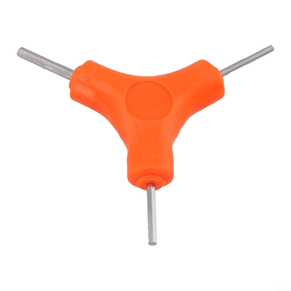 3 In 1 Hexagon Wrench Tool Stainless Steel 2.534 Mm Handyman Maintenance Hex Key Set 9339159434376