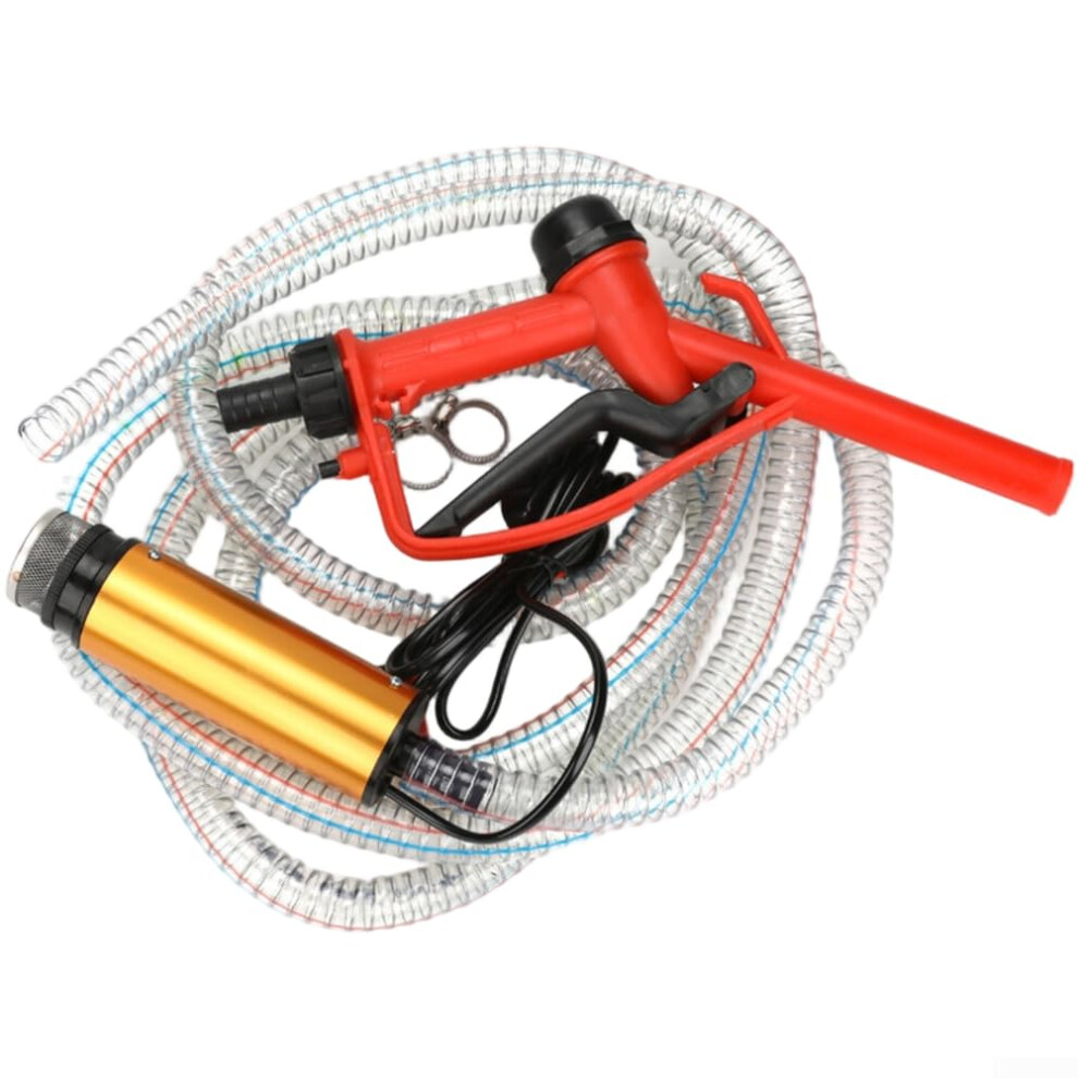 51Mm Stainless Steel Electric Submersible Oil Water Pump With 4M Hose 12V 24V 220V Diesel Fuel Transfer 24V Yellow 9067246032296
