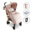 My Babiie MB51 Plus Stroller - Pink Leopard 1