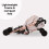 My Babiie MB51 Plus Stroller - Pink Leopard 9