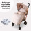 My Babiie MB51 Plus Stroller - Pink Leopard 3