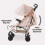 My Babiie MB51 Plus Stroller - Pink Leopard 6