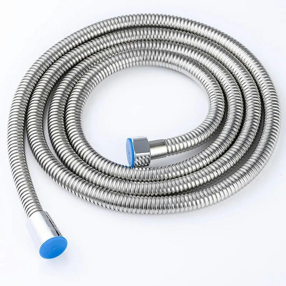 Stainless Steel Black Handheld Shower Hose Interface Flexible Antiwinding Explosionproof Shower Tube 2M Length 9339159434048