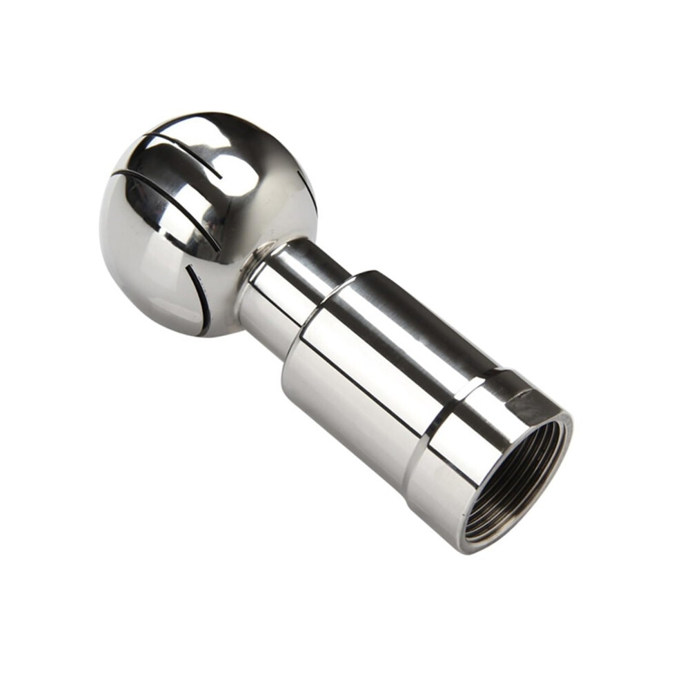 Rotating Spray Ball Bsp Female Thread, 304 Stainless Steel, Sanitary Cip Tank Cleaning Ball, Sizes 1/4 To 11/2 In 9339159434536