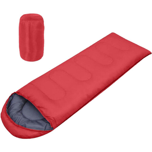 Sleeping Bag Stuff Sack For Camping 3 Seasons Red 2
