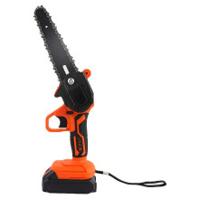 6Inch Electric Portable Hand Chainsaw Garden Pruning Tree Branches Wood Cutting 2 Batteries