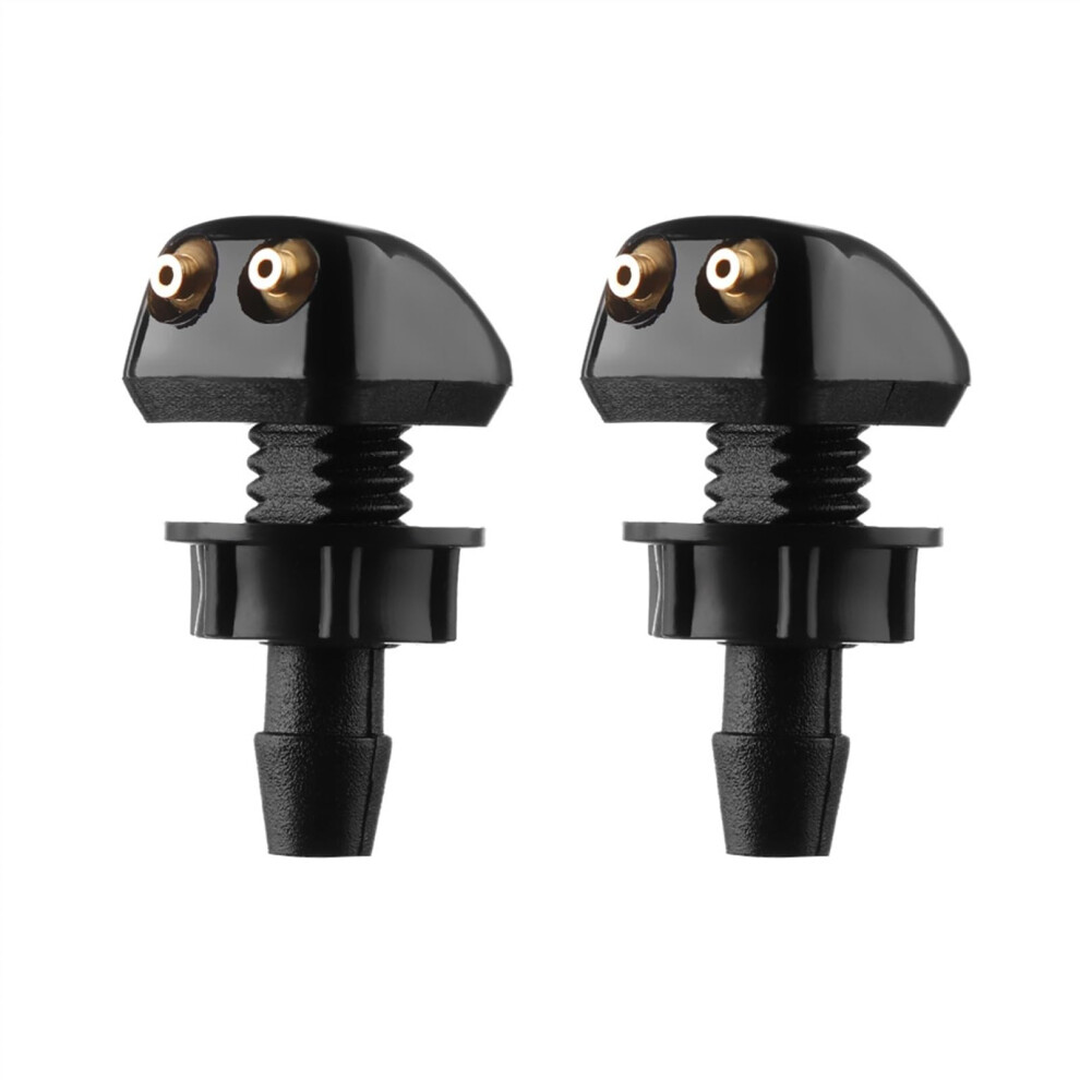 Front Windshield Washer Nozzle 2Pack Universal Wiper Sprayer Water Spout Outlet-image-OPC-PN6XQCD-NEW