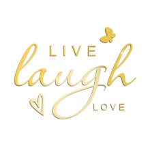 Vinylsticker met inspirerende wanddecoratie, hoogwaardige vinyl spiegelstickers, reflecterend oppervlak, positieve energie, waterdichte sticker,