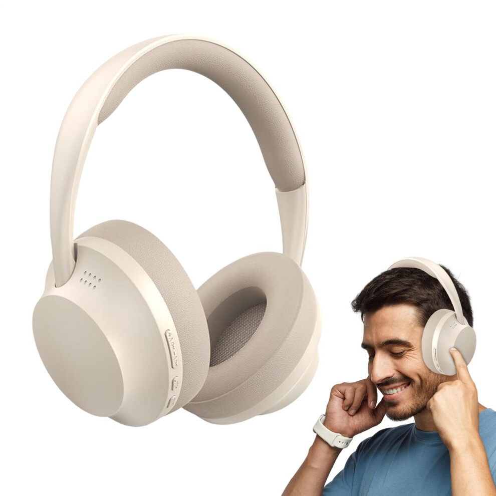 Work Headset Surround Sound Noisecanceling Overear Headphones Plugin Card Music For Teens Adults Kids White 9323874172965