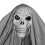 Grim Reaper για πάρτι με θέμα το Halloween, με νήμα ψαρέματος στην κορυφή του κρανίου για 8