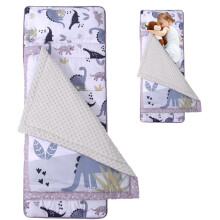 Toddler Nap Mat With Pillow And Blanket 47x20 Dinosaur Nap Mat Style 2 Roll Up With Handle For Daycare