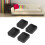 4Pcs Stuhl Caster Befestigung Pad Gummi 12