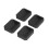 4Pcs Stuhl Caster Befestigung Pad Gummi 2