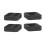 4Pcs Stuhl Caster Befestigung Pad Gummi 8