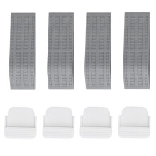 4Set Türstopper Rutschfeste Gummi-Türunterstopper