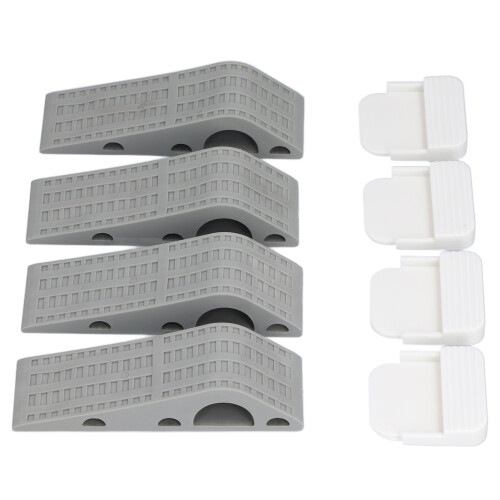 4Set Türstopper Rutschfeste Gummi-Türunterstopper 1