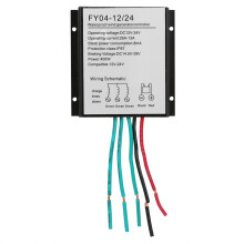Slimme laadregelaar met automatische remfunctie, geschikt voor 12V/24V accu's, comfortabele grip, voetverzorging, geïntegreerd circuitontwerp, IP67