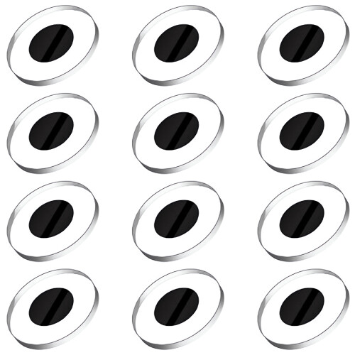 12Pcs Transparent Lens Protector Light Cover for Glasses
