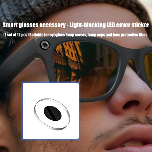 12Pcs Transparent Lens Protector Light Cover for Glasses 1