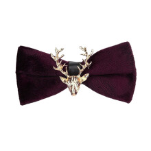Shirt Tie Female Cool Christmas Style Bowknot Tie Knot Free-10