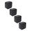 4er-Set Stuhlbein-Bodenschoner, quadratisch, 5