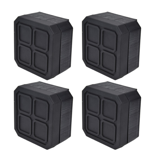 4er-Set Stuhlbein-Bodenschoner, quadratisch, 1