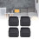 4er-Set Stuhlbein-Bodenschoner, quadratisch, 11